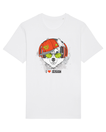 Husky Hipster Glasses White