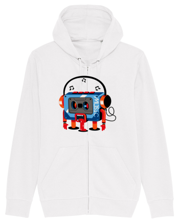 Casette Retro Monster White