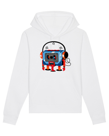 Casette Retro Monster White