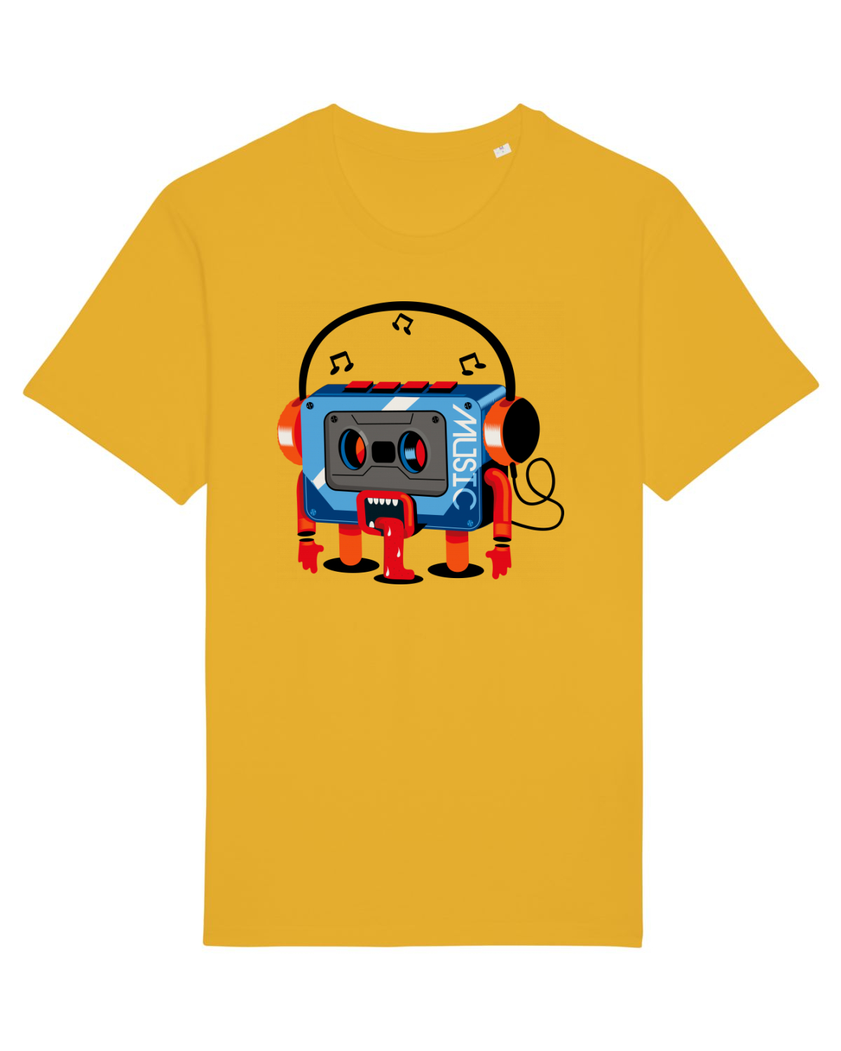 Tricou mânecă scurtă Unisex Rocker Spectra Yellow