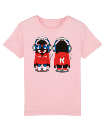 Hipster Monster Headphones Cotton Pink