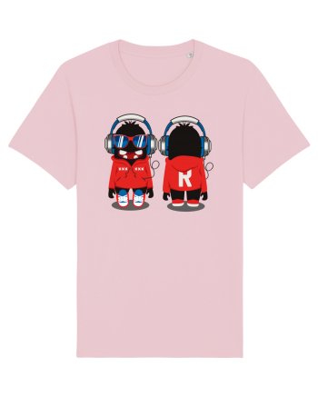 Hipster Monster Headphones Cotton Pink