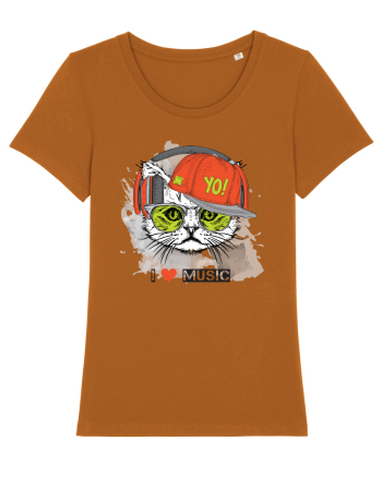 I love Music Cat Roasted Orange
