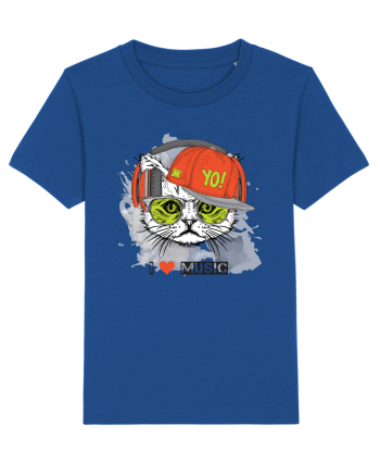 I love Music Cat Majorelle Blue