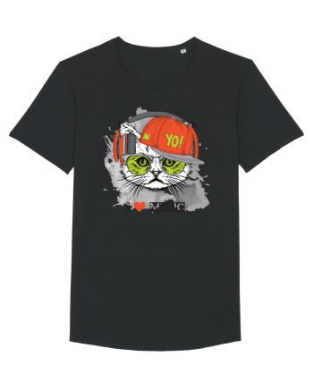 I love Music Cat Black