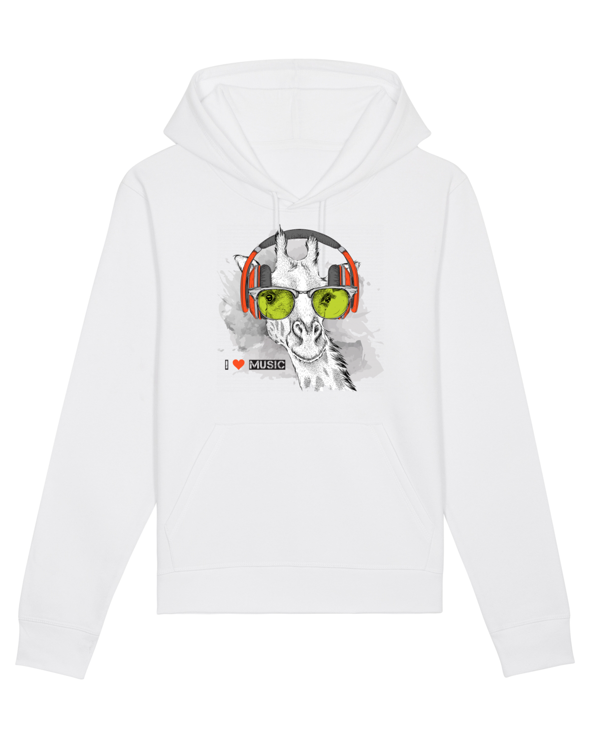 Hanorac Unisex Drummer White
