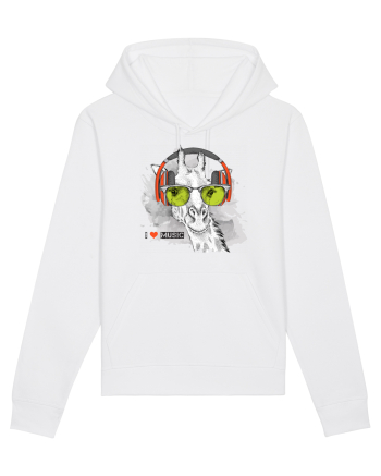I love Music Giraffe White