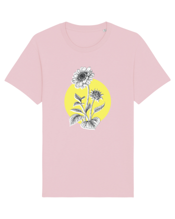 Floarea Soarelui Galben Cotton Pink