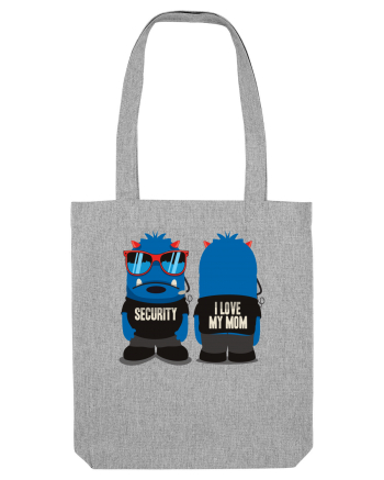 I love My Mom Monster Heather Grey