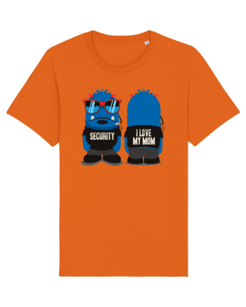 I love My Mom Monster Bright Orange
