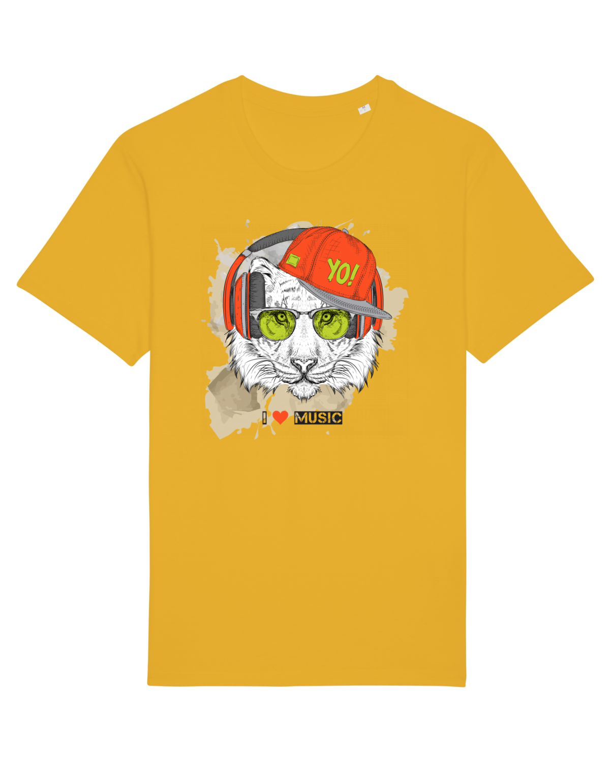 Tricou mânecă scurtă Unisex Rocker Spectra Yellow