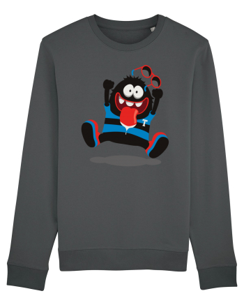 Crazy Monster Cartoon Anthracite