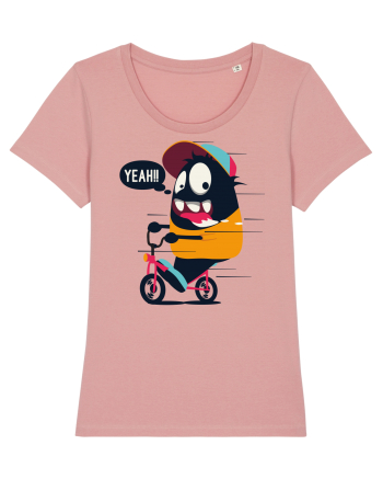 Monster Biker Cartoon Canyon Pink