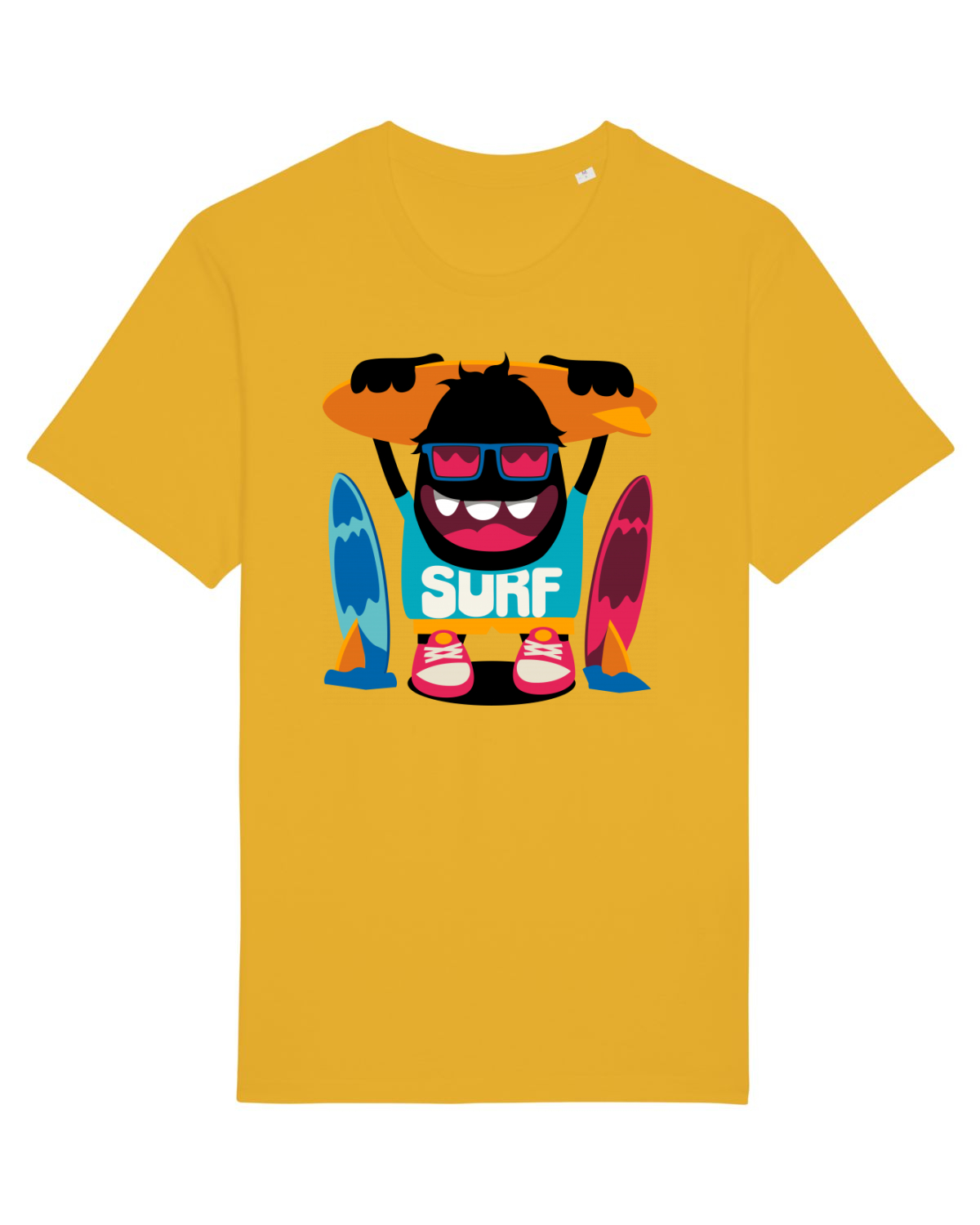 Tricou mânecă scurtă Unisex Rocker Spectra Yellow