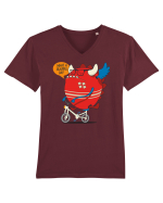 What a Beautiful Day Tricou mânecă scurtă guler V Bărbat Presenter