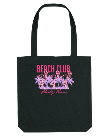 Beach Club Party Flamingo Black