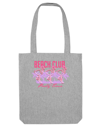 Beach Club Party Flamingo Heather Grey
