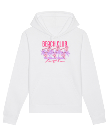 Beach Club Party Flamingo White