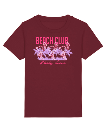 Beach Club Party Flamingo Burgundy