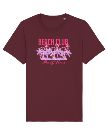 Beach Club Party Flamingo Burgundy