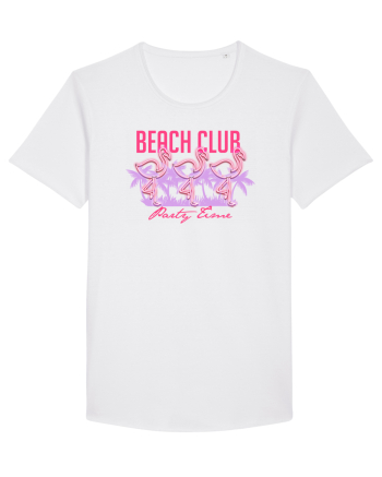 Beach Club Party Flamingo White