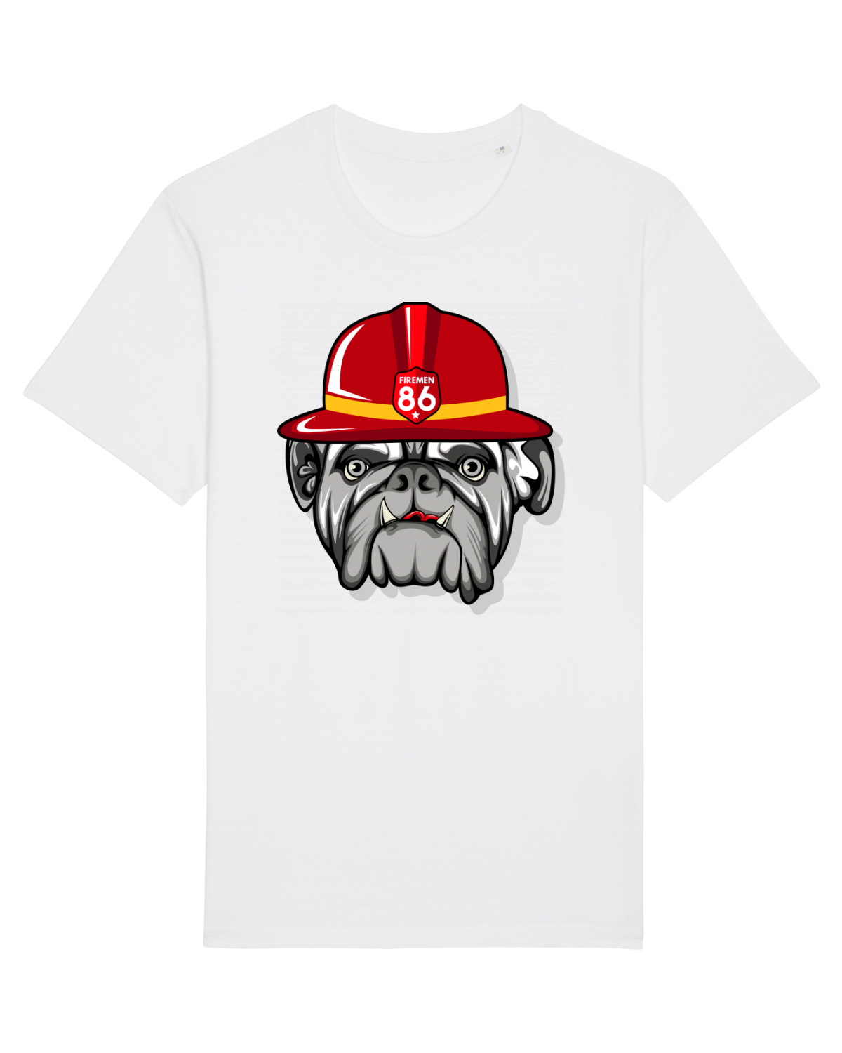 Tricou mânecă scurtă Unisex Rocker White