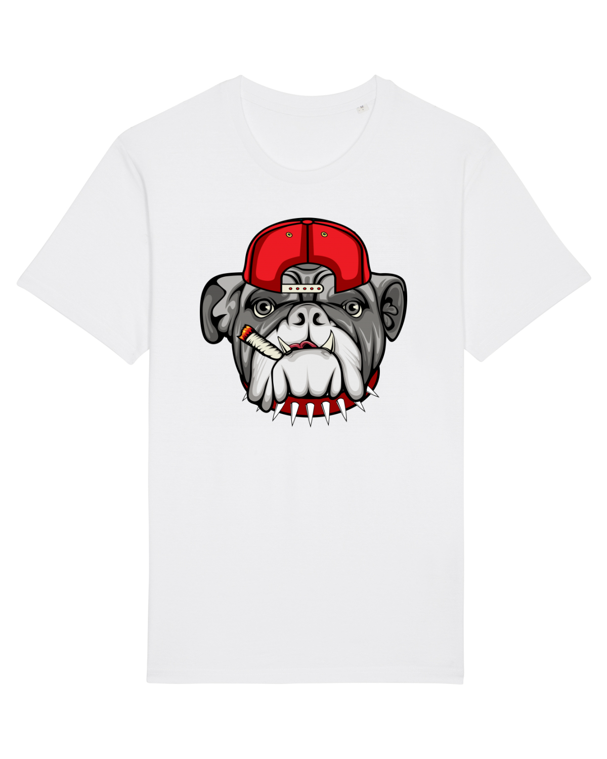 Tricou mânecă scurtă Unisex Rocker White