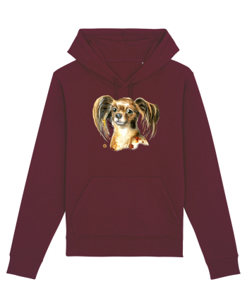Cute Dog Burgundy