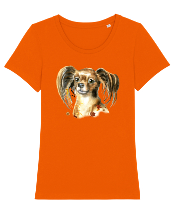 Cute Dog Bright Orange