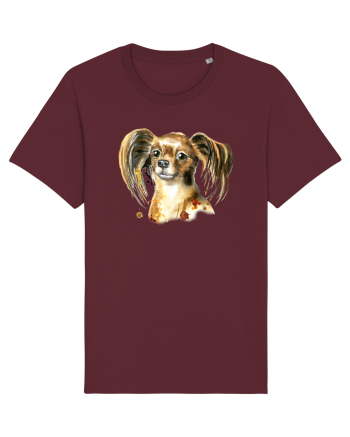 Cute Dog Burgundy
