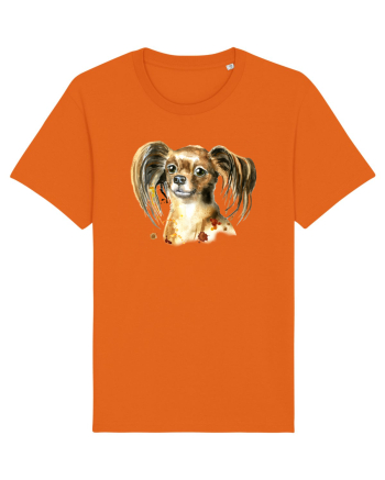 Cute Dog Bright Orange