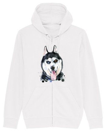 Husky Painting White