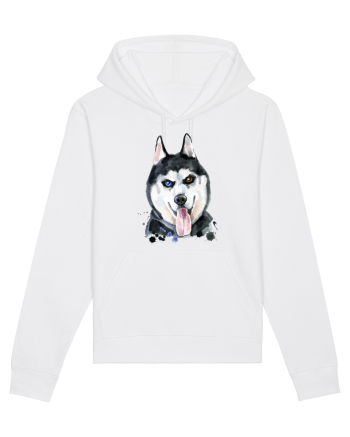 Husky Painting White