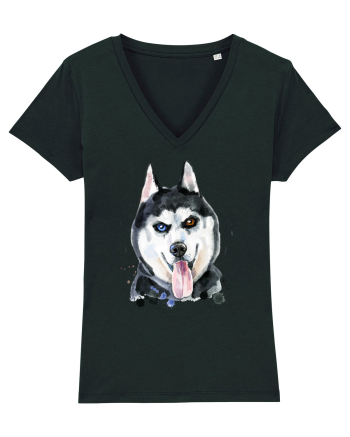 Husky Painting Black