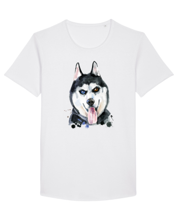 Husky Painting White