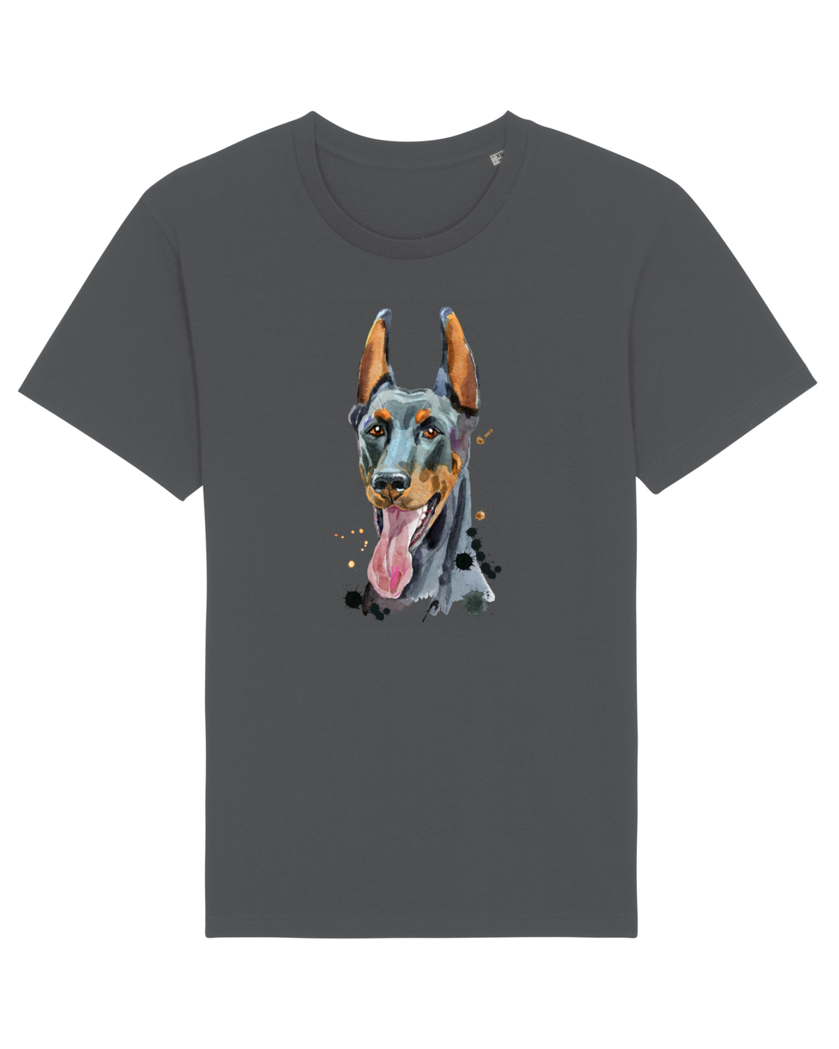 Tricou mânecă scurtă Unisex Rocker Anthracite
