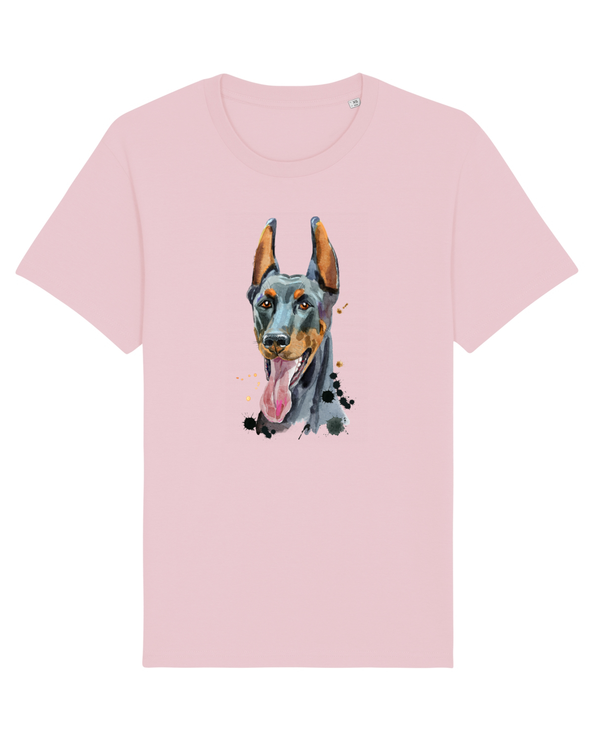 Tricou mânecă scurtă Unisex Rocker Cotton Pink