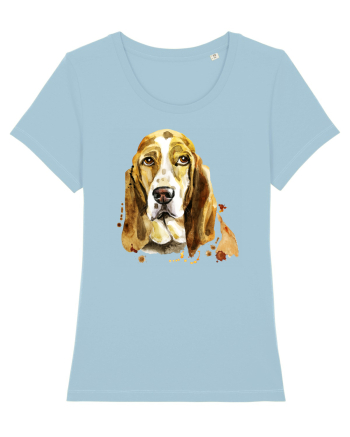 Droopy Painting Sky Blue