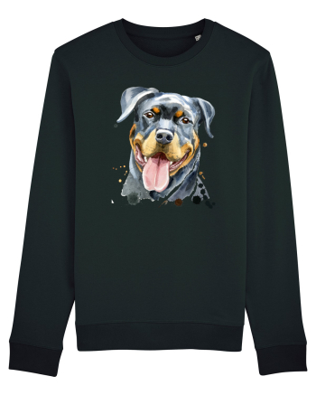 Rottweiler Painting Black
