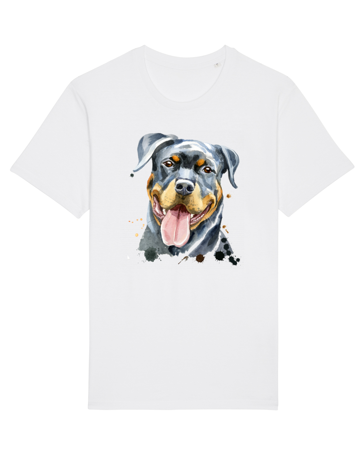 Tricou mânecă scurtă Unisex Rocker White