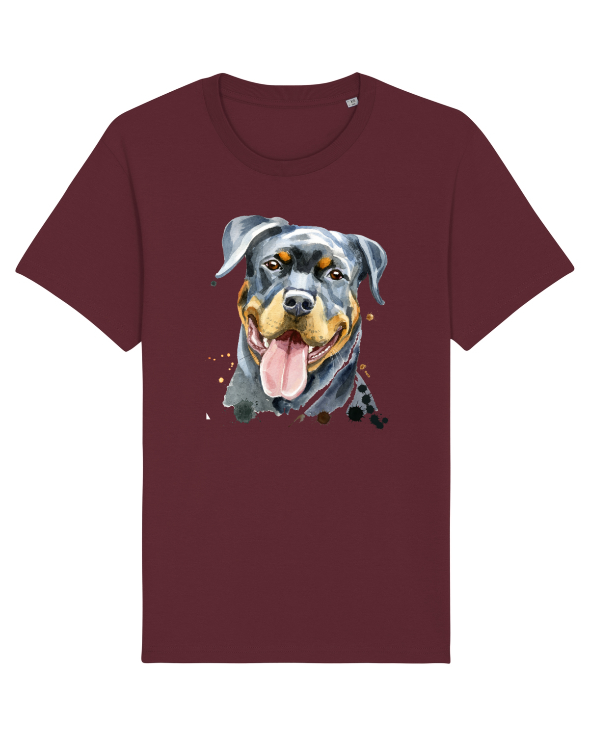 Tricou mânecă scurtă Unisex Rocker Burgundy