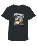Rottweiler Painting Tricou mânecă scurtă guler larg Bărbat Skater
