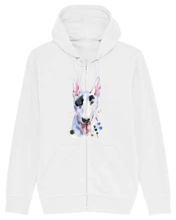 Bullterrier Painting White