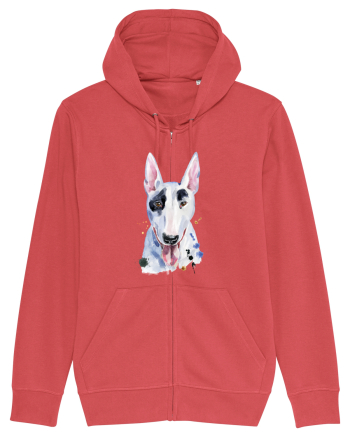 Bullterrier Painting Carmine Red