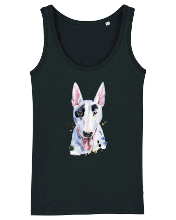 Bullterrier Painting Black