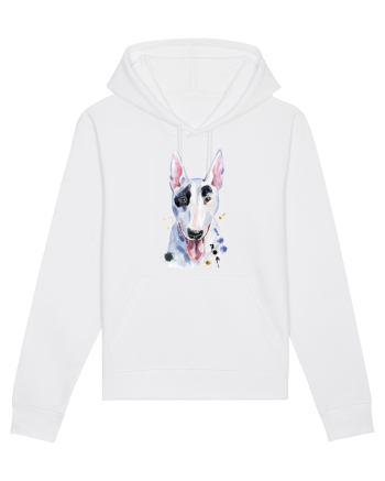 Bullterrier Painting White