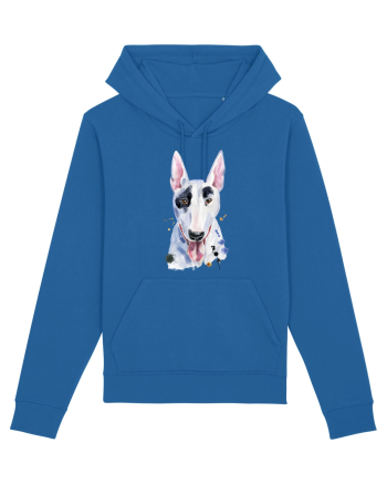 Bullterrier Painting Royal Blue