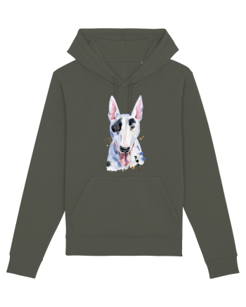 Bullterrier Painting Khaki