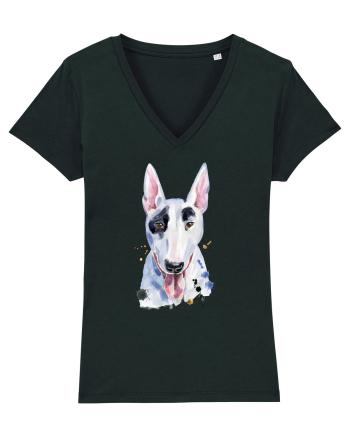 Bullterrier Painting Black
