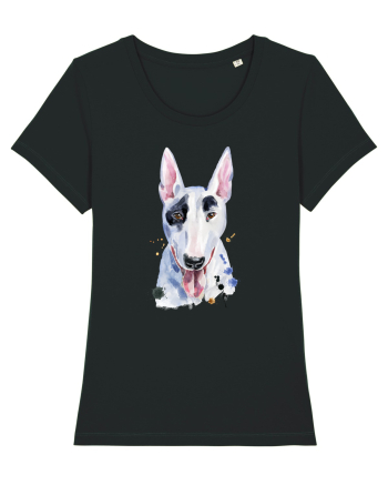 Bullterrier Painting Black